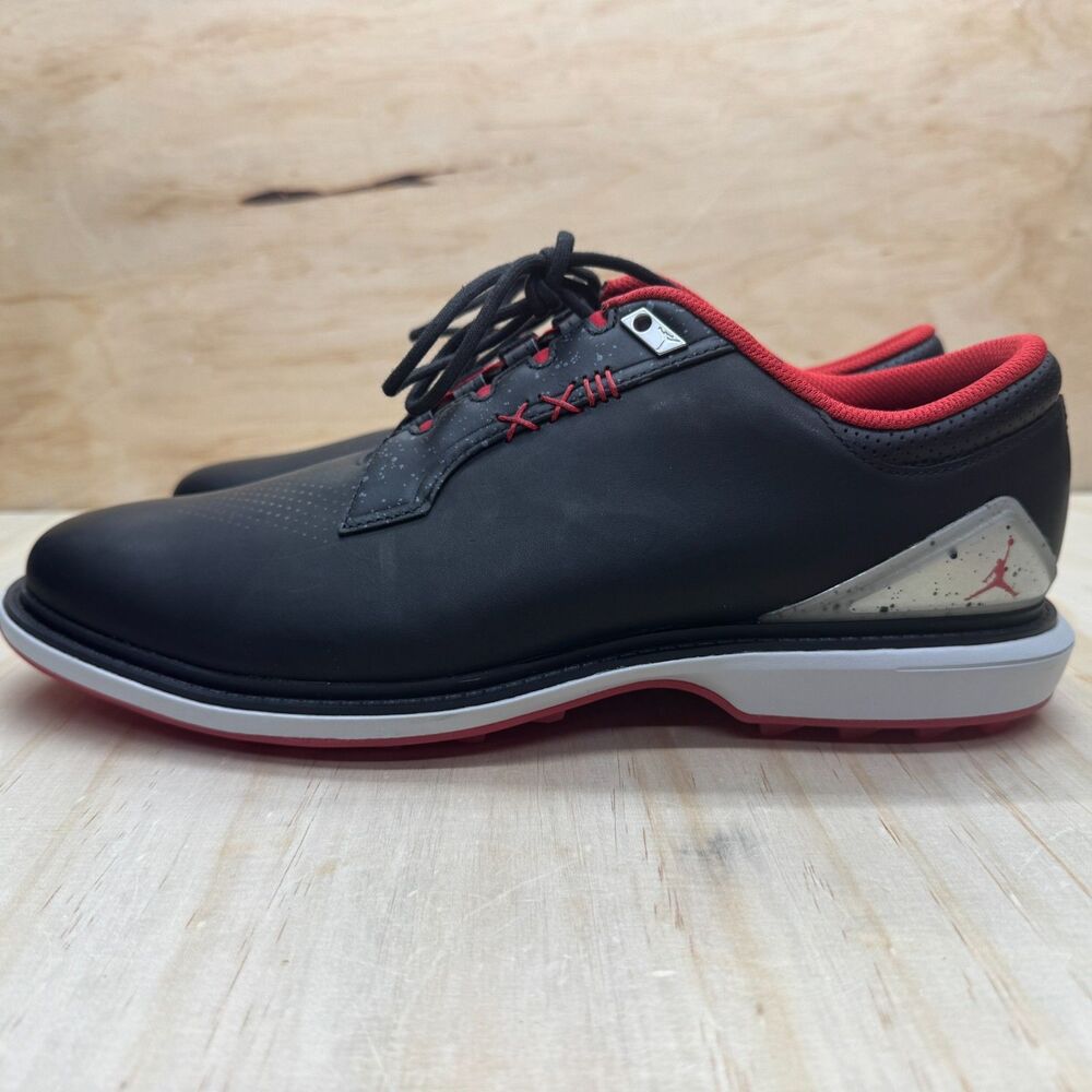 NEW Jordan ADG 5 Black Red Golf FQ6642-001 Men's Golf Shoes Sz 11.5